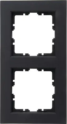 Produktbild von Kopp 402615554 Abdeckrahmen 2-fach Athenis 55 anthrazit