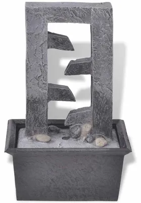 Produktbild von vidaXL Zimmerbrunnen mit LED-Licht Polyresin