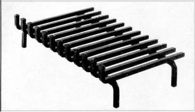 Produktbild von Heibi handgeschmiedeter Feuerrost aus Schmiedeeisen schwarz 55x40x15 cm Feuerbock