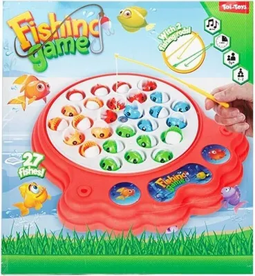 Produktbild von Elektronisches Angelspiel mit Sound – 27 Fische und 2 Angelruten