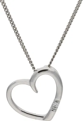 Produktbild von Herz Anhänger Silber 925 Zirkonia JL10-02-2878 JuwelmaLux