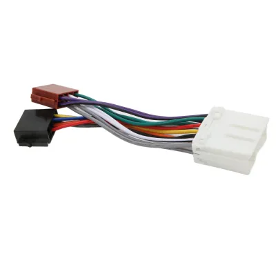 Image de Faisceau de câblage ISO pour radio, adaptateur ISO pour radio, connecteur ISO pour radio, faisceau de câblage pour lecteur CD, adaptateur ISO pour autoradio, connecteur ISO pour autoradio