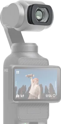 Produktbild von 112° Weitwinkelobjektiv, 0,72-fache Vergrößerung, magnetische Montagekamera, externer Ersatz für Pocket 3-Zubehör