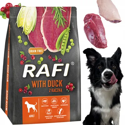 Produktbild von RAFI Adult Trockenfutter für Hunde mit Ente, 3 kg – 1 Stück