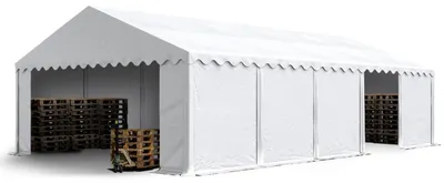 Obrázek produktu pro TOOLPORT Skladový stan 5x10 m PVC plachta 700 N bílá nepromokavá