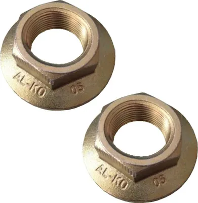 Produktbild von 2 x AL-KO Flanschmutter selbstsichernd M24 x 1,5 - SW32 - ALKO Nr 581200