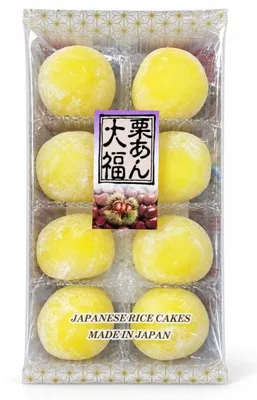 Produktbild von Kubota | Mochi Kuri-an Kastanien - 200g - Glutenfrei - Japanische Reiskekse - Süßigkeit
