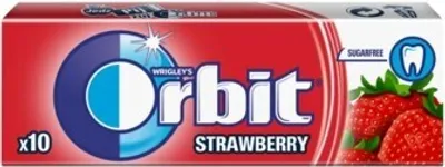 Produktbild von Orbit Erdbeere 10 Dragees/14G