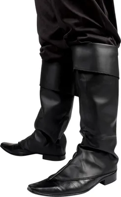 Image de Guêtres sobres noir bottines chasseur père noël pour homme