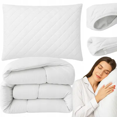 Produktbild von Homeli Bettdecke und Kissen-Set 140x200 Ganzjährig Antiallergisch
