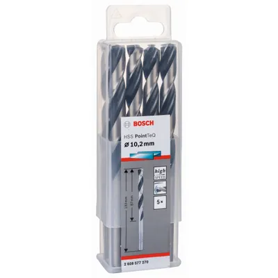 Image de Foret hélicoïdal à métaux 2608577270 DIN338 10,2x 87x133 mm HSS PointTeQ (5)