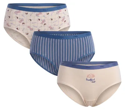 Produktbild von DIM 3er-Pack Damen-Baumwoll-Culottes Les Pockets D4C20