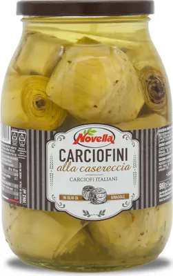 Produktbild von Novella | hausgemachte Artischockenherzen | Carciofini | in Sonnenblumenöl | 600g aus Italien