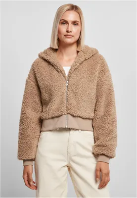 Image de Urban Classics Ladies Short Oversized Sherpa Jacket - XXL Veste avec fourrure