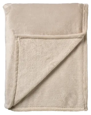 Produktbild von Dutch Decor Wohndecke Flanell-Fleece Billy 150x200 cm Beige