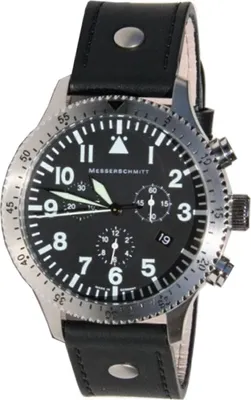 Produktbild von Aristo Herren Messerschmitt Uhr Chronograph Fliegeruhr ME 5030L
