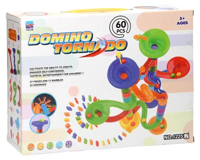 Zdjęcie produktu dla Domino Tornado Knikkerbaan, 60 szt.