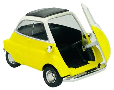 Produktbild von Welly Old Timer Bmw Isetta Gelb 1:34 Die Cast Metall Modell im Kasten