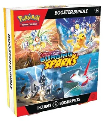 Zdjęcie produktu dla Pokemon Surging Sparks Booster Bundle Pokémon Center Version