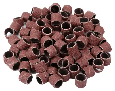 Produktbild von Schleifdrum-Set - 100 Stück 80 Grit Schleifbänder für Rotationswerkzeug