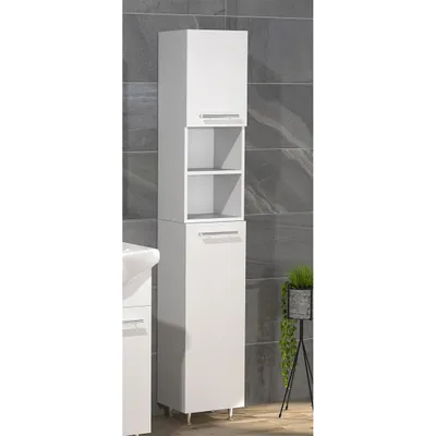 Produktbild von VCM Holz Badezimmerschrank | Badmöbel | Badschrank | Hochschrank | Maße ca. H. 170 x B. 30 x T. 25 cm - Lisalo