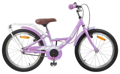 Zdjęcie produktu dla vidaXL Rower dziecięcy 20 cali dla dzieci w wieku 6-11 lat, fioletowy