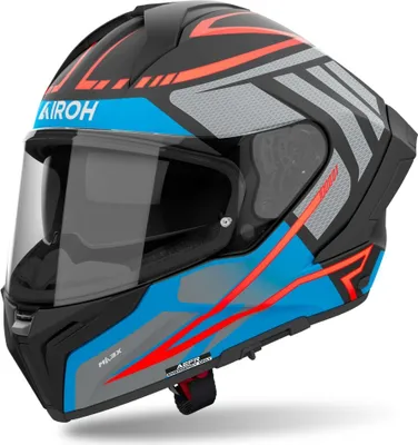 Produktbild von Integralhelm Crosshelm Schutzhelm Quad AIROH Matryx Rider Blau Orange Größe XS