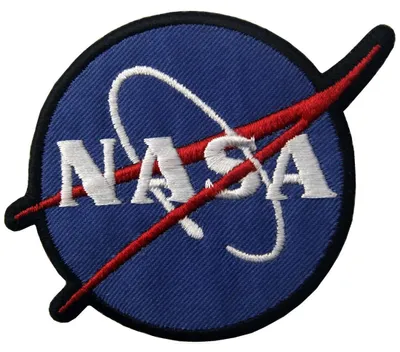 Space Explorer Stickpatch, aufbügelbar, 9,3 x 6,8 cm, blau