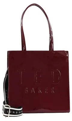 Immagine prodotto di Ted Baker borsa a tracolla Iconica Webbing Small Icon Bag Oxblood rosso scuro
