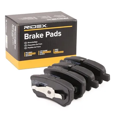 Produktbild von RIDEX 402B0106 Bremsbeläge Satz Hinten für MITSUBISHI Outlander II SUV (CWW) für JEEP COMPASS (MK49) für DODGE Caliber Schrägheck
