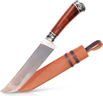 Produktbild von Usbekischer Messer – Pchak, 30 cm Hülsenstahl Kochmesser Handarbeit Küchenmesser