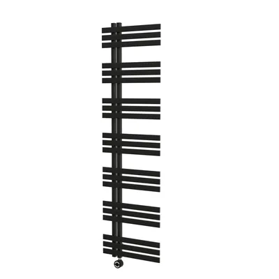 Produktbild von Schulte Badheizkörper IGNIS, 180x50 cm, Schwarz, Anschluss unten links