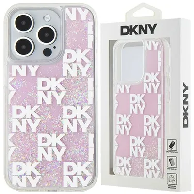 Produktbild von DKNY DKHCP15XLCPEPP iPhone 15 Pro Max 6.7" pink hardcase Liquid Glitter Multilogo Schutzhülle