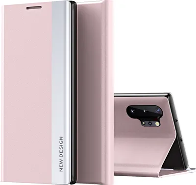 Immagine prodotto di Custodia Galaxy Note 10+ Plus, LaimTop Finto cuoio Magnetic Flip Stand Custodia per Samsung Galaxy Note 10+ / Note 10 Plus Rosa