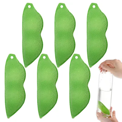 6er Set Erbsenförmige Flaschenreiniger-Schwämme, 7,4 cm