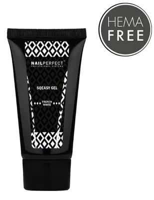 Imagen del producto de NailPerfect Sqeasy Gel Blanco para manicura francesa, 60 gramos