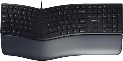 Imagen del producto de Cherry KC 4500 ERGO - Teclado - USB - AZERTY