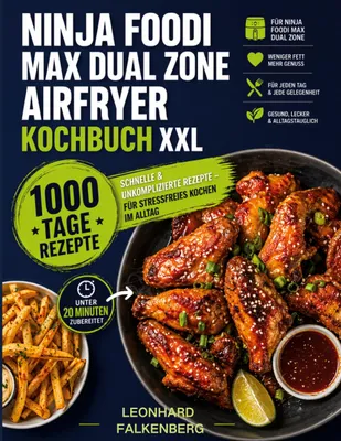 Produktbild von Ninja Foodi MAX Dual Zone Airfryer Kochbuch XXL