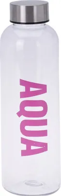 Produktbild von Excellent Houseware Wasserflasche, Kunststoff, 6,5 x 21 cm, 500 ml, lila
