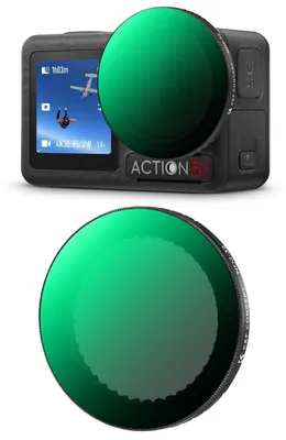 Imagen del producto de Solidchoice - Filtro variable ND2-32 para cámaras de acción