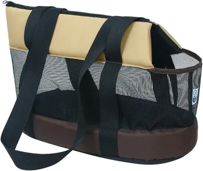 Produktbild von Tragetasche für Haustiere – Hundetransporttasche, Katzentrage – Sicherer Transport – Belüftung und Sicherheitsverschluss – 377 x 257 x 113 cm