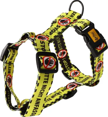 Produktbild von Dingo Hundegeschirre Guard "Bitte Nicht Anfassen" Größe M (3,0 cm: 38-70 cm)