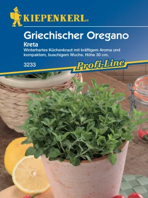 Produktbild von Oregano Kreta, Griechischer Oregano Kiepenkerl Samenfestes Saatgut Kräutersamen