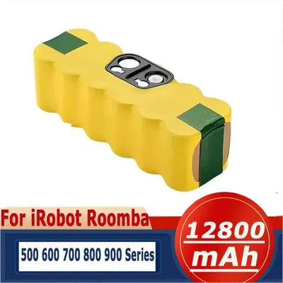 Immagine prodotto di Batteria per aspirapolvere robot – Batteria di ricambio agli ioni di litio R3 – 14,4 V, 128000 mAh, alta capacità – Ricaricabile – Compatibile con le serie 500, 550, 560, 600, 650, 698, 780, 980, 976