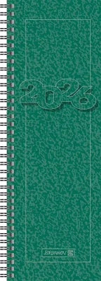 A green spiral-bound planner with the year 2026 prominently displayed.