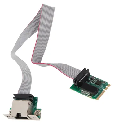 Image de Carte réseau Ethernet M.2 1000 Mbit/s, port unique RJ45 M.2 A, compatible avec la carte Gigabit Ethernet RTL8111H pour PC de bureau