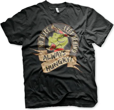 Productafbeelding van TMNT - T-shirt "No Slice Left Behind" - Maat M - Zwart