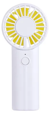 Produktbild von Handventilator mit USB-Ladefunktion, Doppelmotor, Kühlventilator für Outdoor-Aktivitäten wie Reisen und Picknicks, Weiß