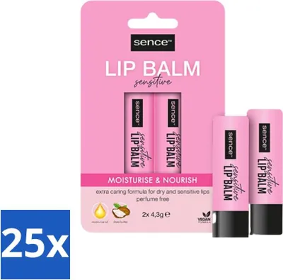 Image de Baume à lèvres Sence Sensitive 2 pièces - Pack avantage - 25 pièces