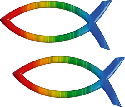 Produktbild von KNORR PRANDELL 218306579 Wachsfisch 40 x 18 mm regenbogen